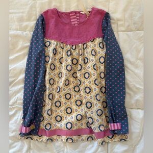 Matilda Jane Pink Textured Long Sleeve Top